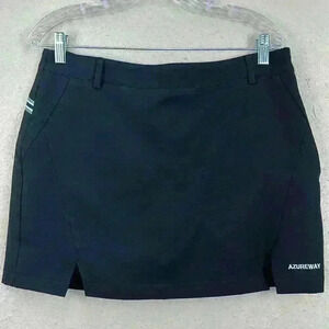 azureway black tenis skort size XXL